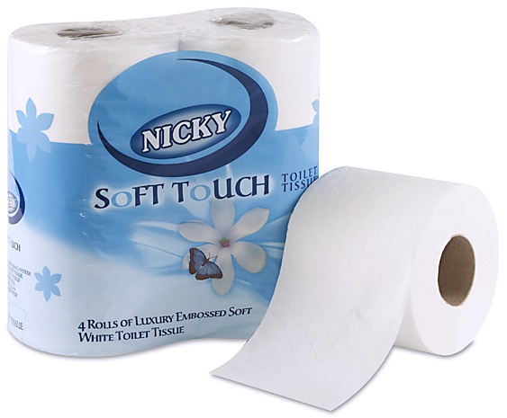 Nicky Soft toilet rolls
